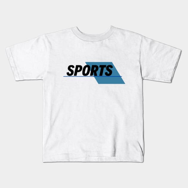 Sports 1984 Kids T-Shirt by Royale Art